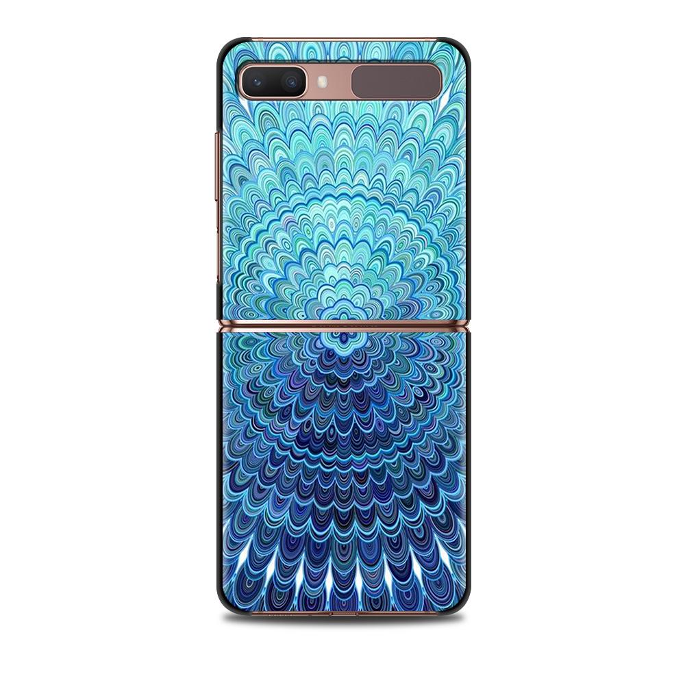 Telefon Fall Für Samsung Galaxy Z Flip3 5G z flip 3 5G zFlip Abdeckung Handy Shell Caso Mobiltelefon fundas Mandala Chakra Yoga Z Flip3 5G