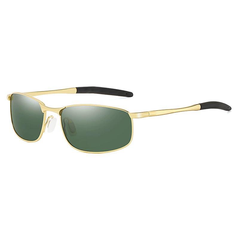 AORON Mode Männer Polarisierte Sonnenbrille Klassische Sport Fahren Sonnenbrille UV400 Metall Rahmen Anti-glare Goggle Brillen