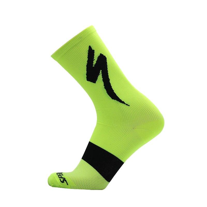 Hohe qualität professionelle radfahren socken MTB männer frauen fahrrad socken Atmungsaktive Road Fahrrad Socken Outdoor Sport Racing Socken 2021 grün
