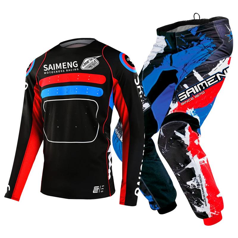 Motocross-Ausrüstungsset für Kinder 4 5 6 7 8 9 10 11 12 13 Jahre Jugend Kind Motorrad Junge Mädchen Jersey Hose Kits Rennanzug Offroad Enduro MX MTB XL-26