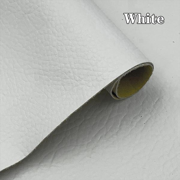 1 * stücke selbstklebende PU leder fix subventionen simulation haut zurück seit der klebrigen gummi patch leder sofa Sanierung leder patches aufkleber 137X100CM weiß