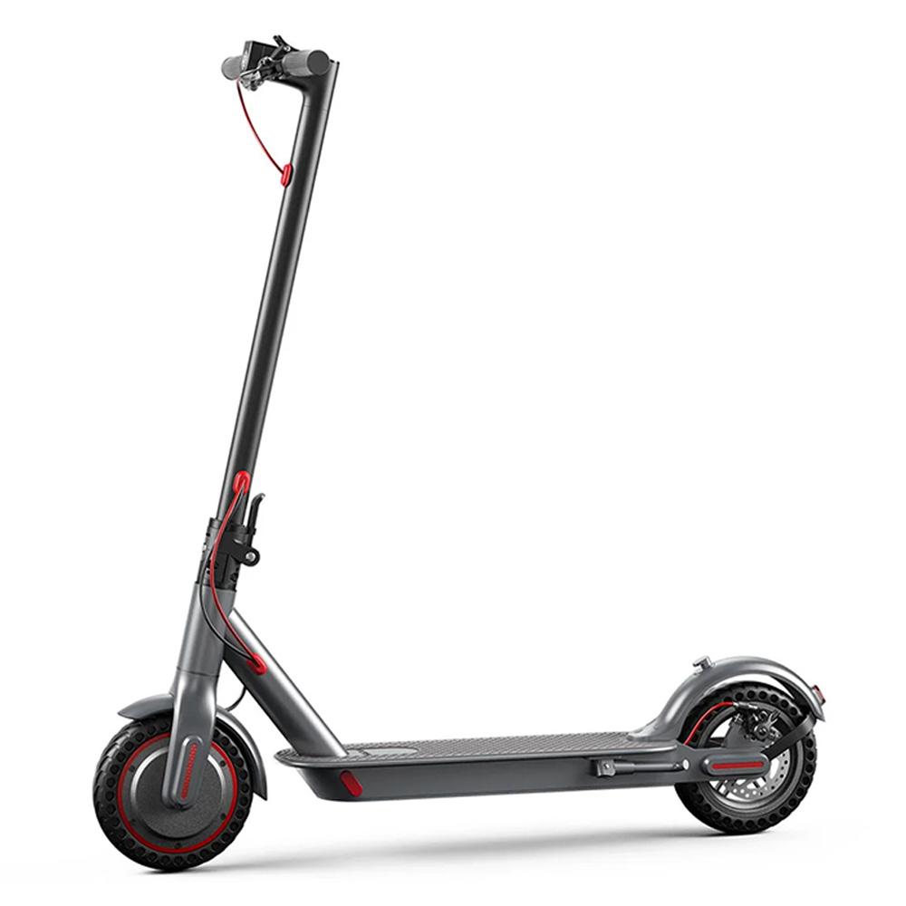 Emoko HT-T4 Pro Faltbarer Elektroroller mit 350W, 36V10.4Ah, 8.5 Vollreifen City E-Scooter, Doppelscheibenbremsen Pendler E-Scooter mit APP-Steuerung HT-T4Pro: 350W 36V10.4Ah schwarz