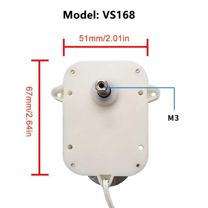 Für Vs168 DC 3V Uhrenbeweger Motor Automatischer Mechanischer Uhrenbeweger Gehäuse Schüttelmotor Rotierender Uhrenbox Motor