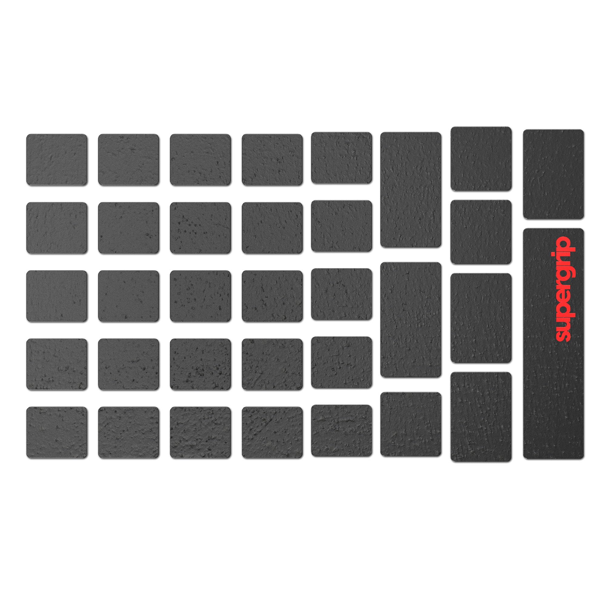 Pulsar Gaming Gears Supergrip Universelles Tastatur-Gaming-Maus-Griff-Vorgeschnittenes Anti-Rutsch-Band, Ultradünn schwarz