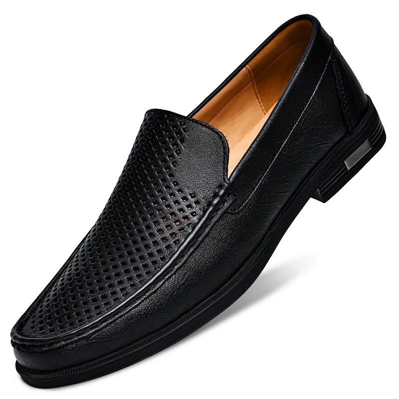 Herrenschuhe aus echtem Leder Klassiker Business-Kleiderschuhe Mokassins Slipper Loafer Fahrschuhe für Herren Freizeitschuhe Große Größe 48 47