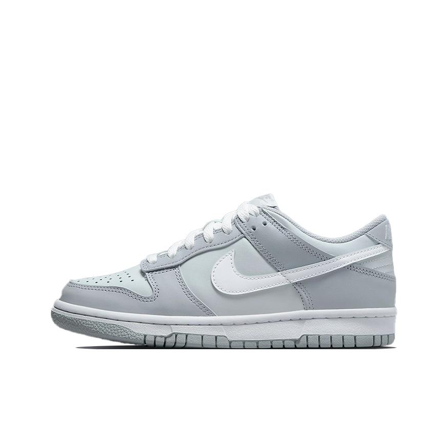 Nike Dunk Low GS Pure Platinum Wolf Grey Kinder Sneakers Weiß DH9765-001 35.5