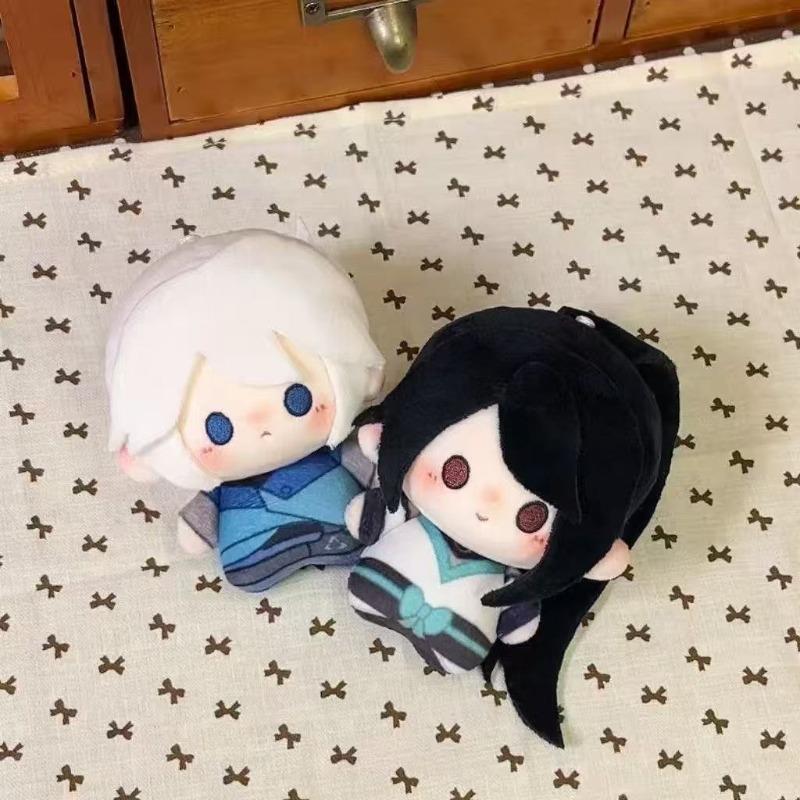 Valorant Plüschtier-Set mit Jett und Sage Niedliche Weiche Kuscheltiere Geeignet für Fans und Kinderspiel Baumwoll-Plüschfiguren 10cm