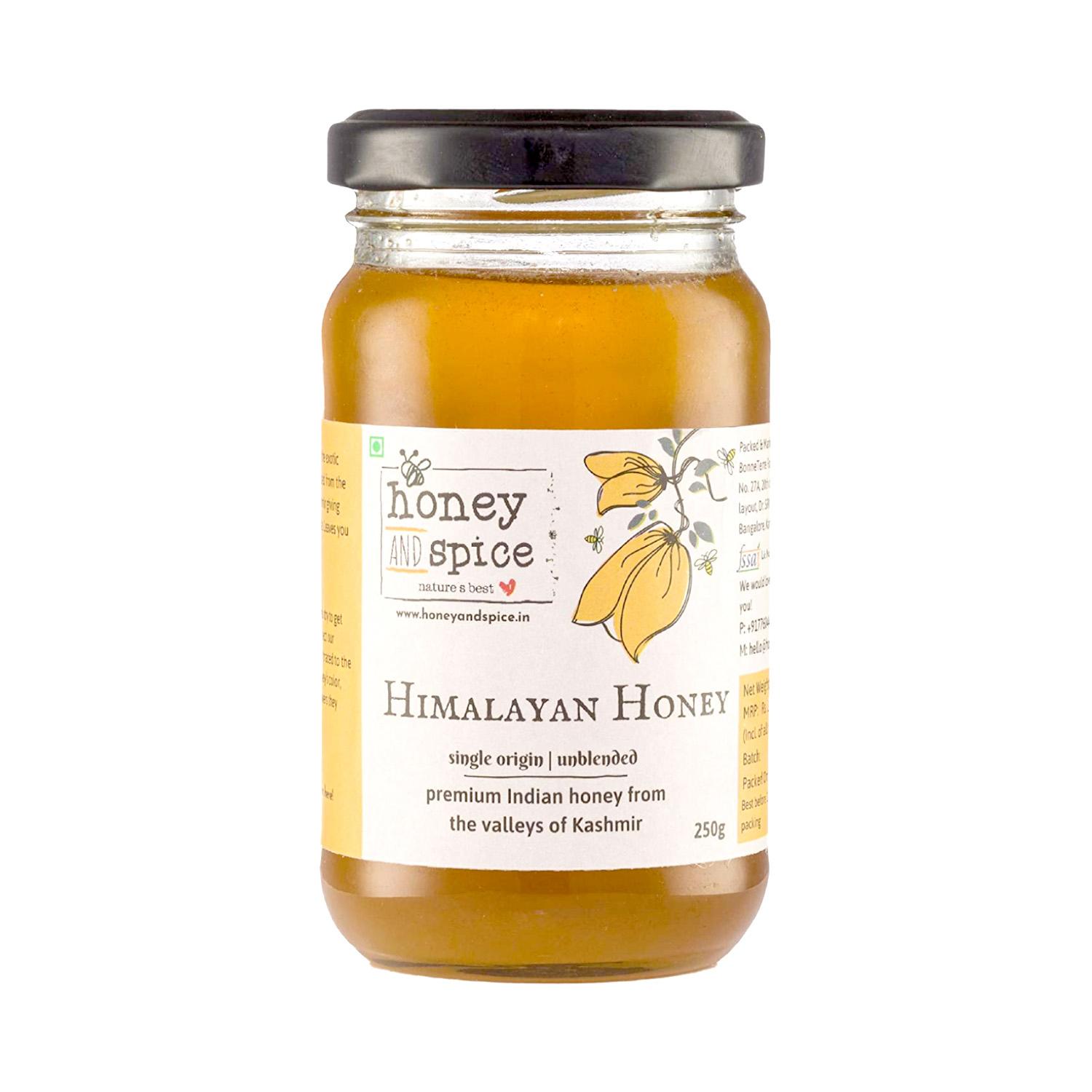 Honey and Spice Himalaya-Honig Ungemischter Premium-Indischer Honig aus Kaschmir 8.8 Ounce