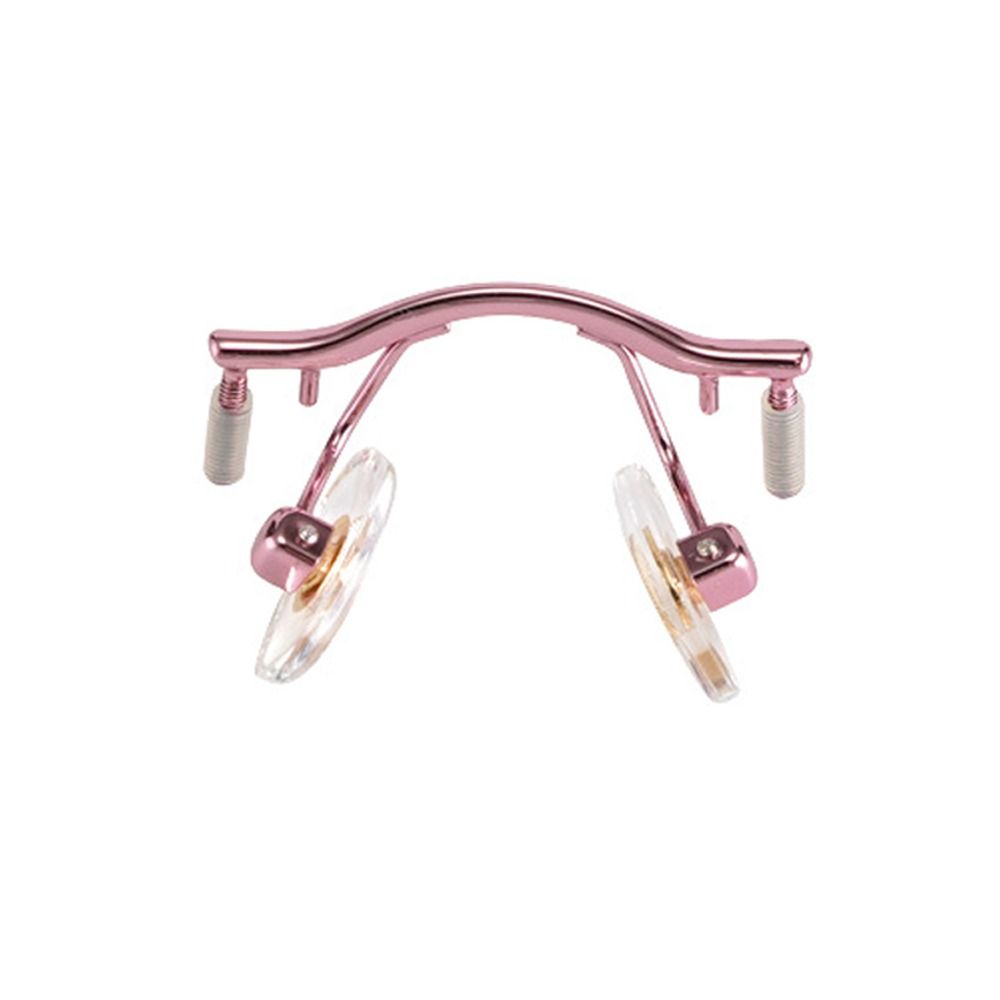 Metall Ersatz Anti-Rutsch Brillen Nasenpolster Nasenpolsterhalter Reparaturwerkzeug Brillen Zubehör rosa