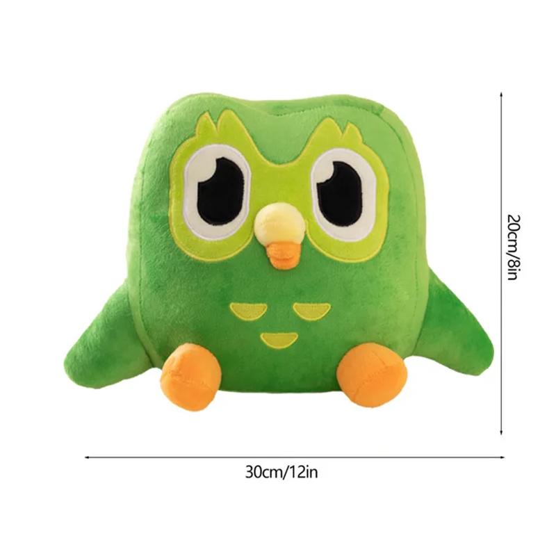 30cm Grüne Eule Plüschtier Duo Plüschtier von Duo Die Eule Cartoon Anime Eule Puppe Weiches Stofftier Kinder Geburtstagsgeschenk