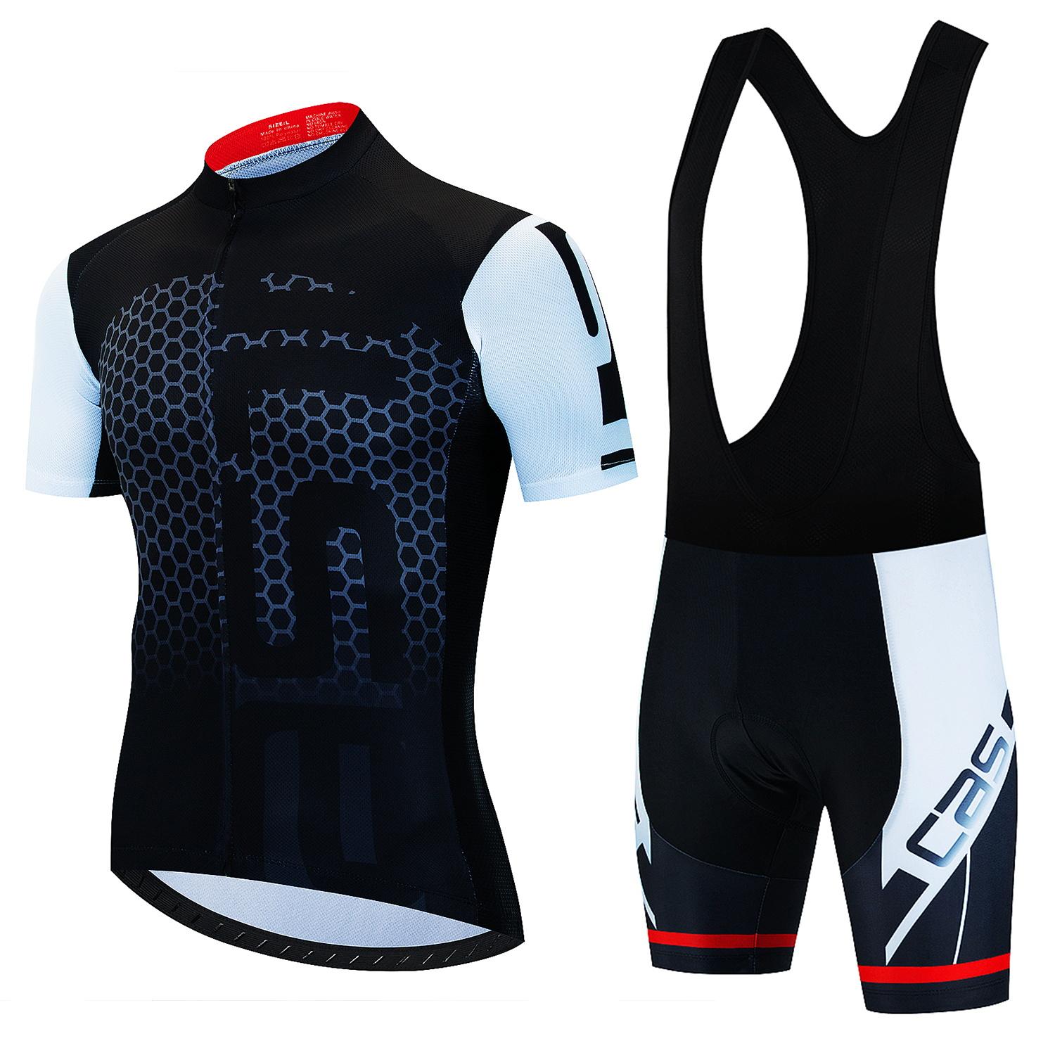 Radtrikot-Sets 2025 Herren Radbekleidung Sommer Kurzarm MTB Fahrradanzug Fahrradbekleidung Ropa XXXXL