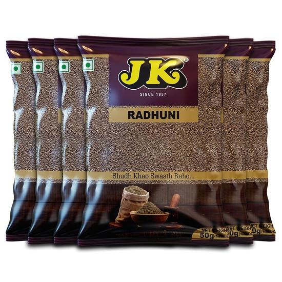 JK Radhuni Gewürze | Qualitätsgewürze zum Kochen, authentische Aromen für jedes Gericht, (Wilder Sellerie) | (50 g 6er-Pack) gray