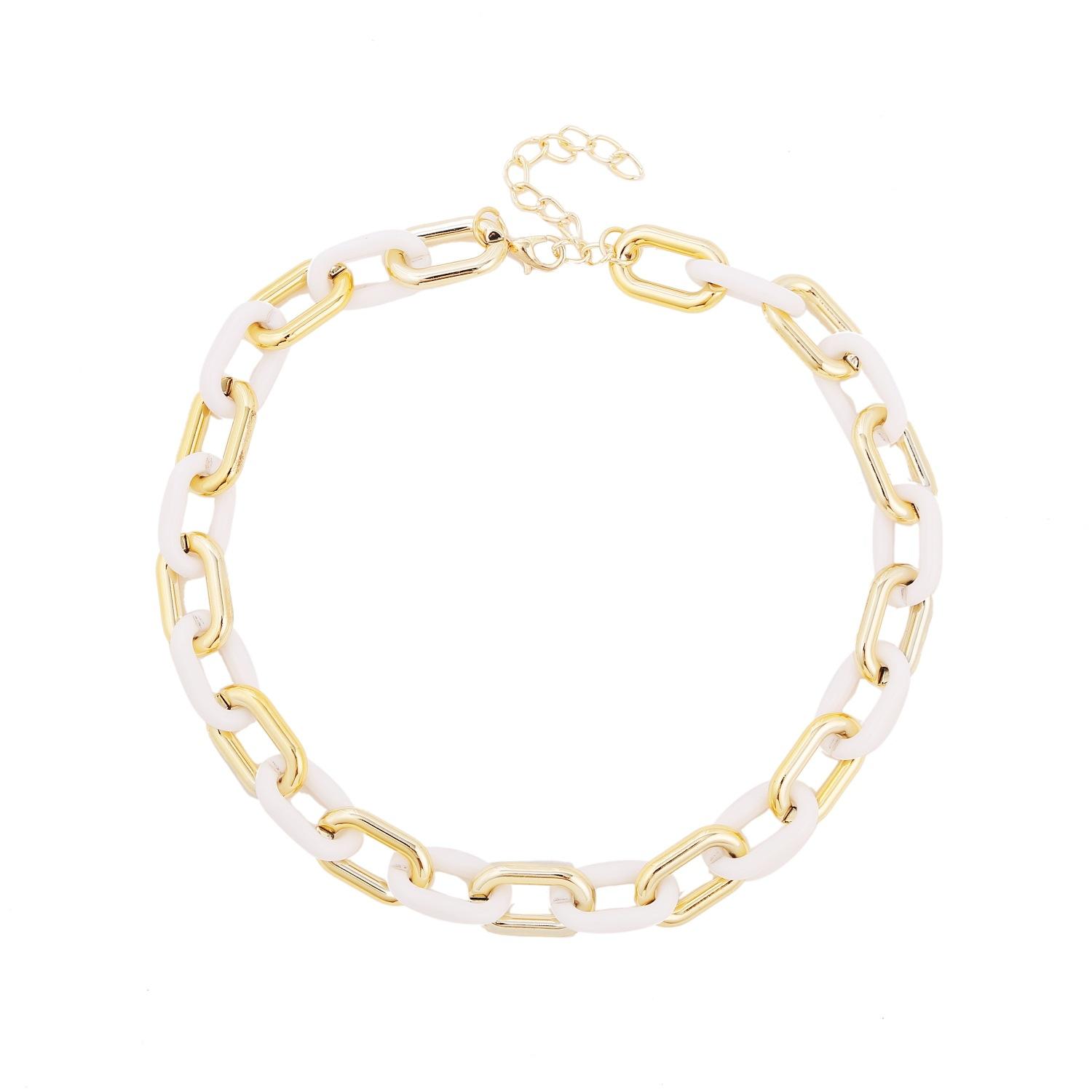 Halskette für Frauen Beliebter Acrylschmuck Personalisierte Acrylkette Schlüsselbeinkette Halskette Weiblich Schöne Elegante Halskette für Sie