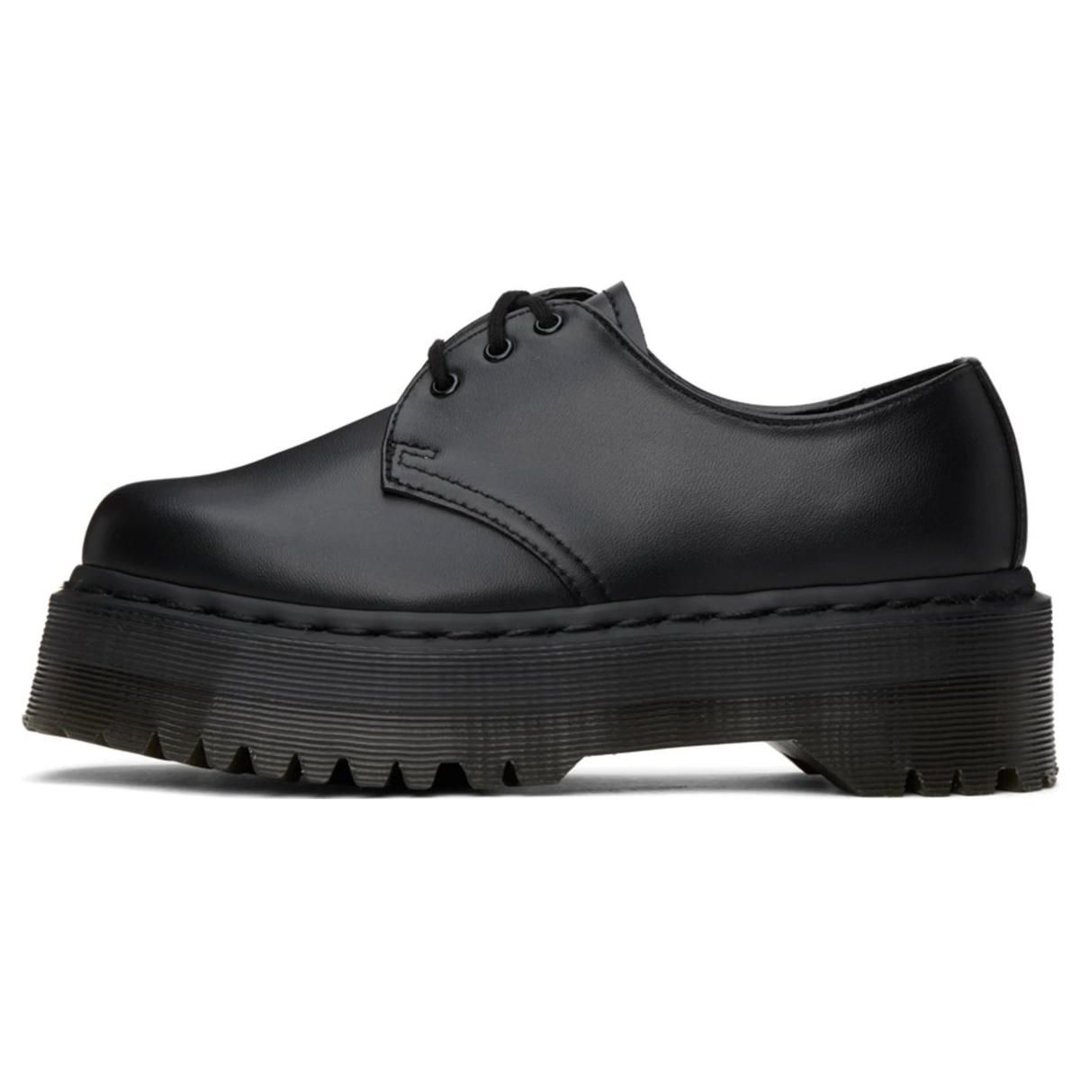 DR. Martens Veganes Leder Bequeme Lässige Low-Top Schuhe mit dicker Sohle Unisex Schuhe Schwarz 30651001 36 gray