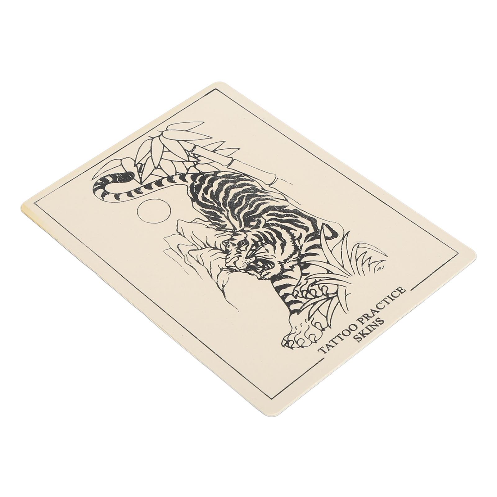 10 STÜCK Tattoo Übungshaut Transferpapier Set mit 60g Transfergel Creme 25 STÜCK A4 Papier Tattoo