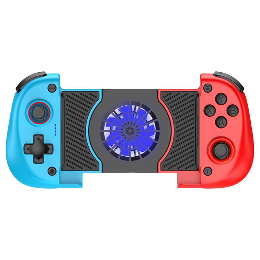 X3 Handy-Gaming-Controller Turbo Bluetooth-kompatibler Handy-Spielcontroller Ausziehbarer Gamepad für Android/iOS/PC/Switch blau