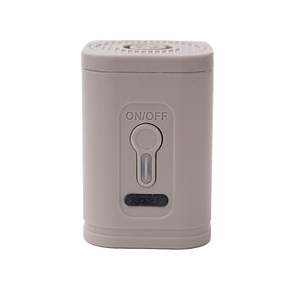 Multifunktionale tragbare kabellose elektrische Luftpumpe mit doppeltem Verwendungszweck für den Außenbereich, aufblasbare Pumpe und Vakuumpumpe grau