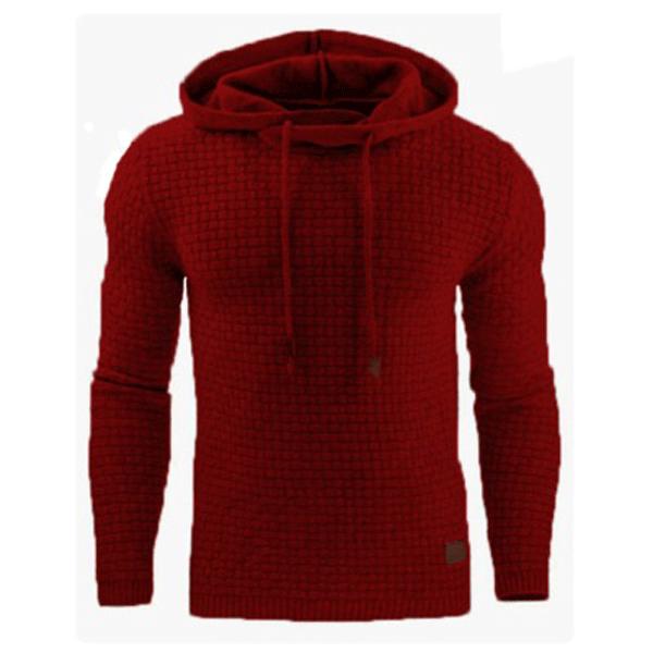 Herrenmode Casual Outdoor Kapuzenpullover Hedging Hoodie Pullover S rot