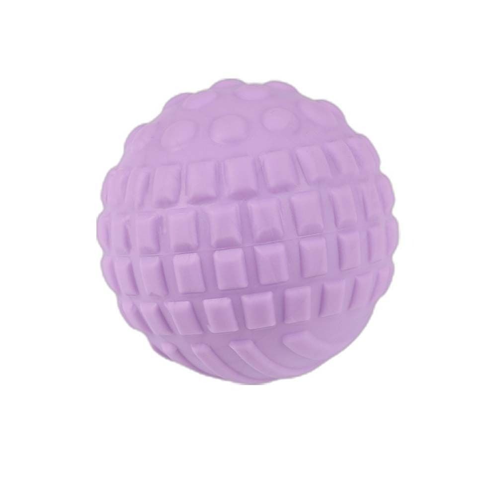 1 Stück Macaron Farbe TPR Massageball Yoga-Therapiebälle Triggerpunkt Fußmassagegerät Gym Fitness Muskelentspannung Yoga-Ausrüstung violett