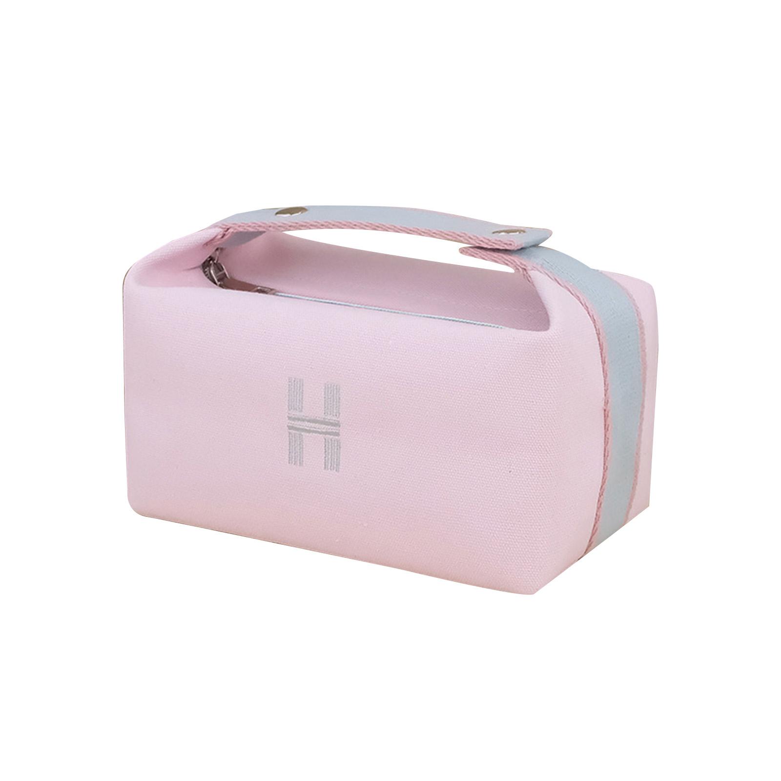 Kulturbeutel, große Kapazität, Aufbewahrungstasche, Kosmetik, Damen, Reise-Organizer, tragbare Make-up-Taschen rosa