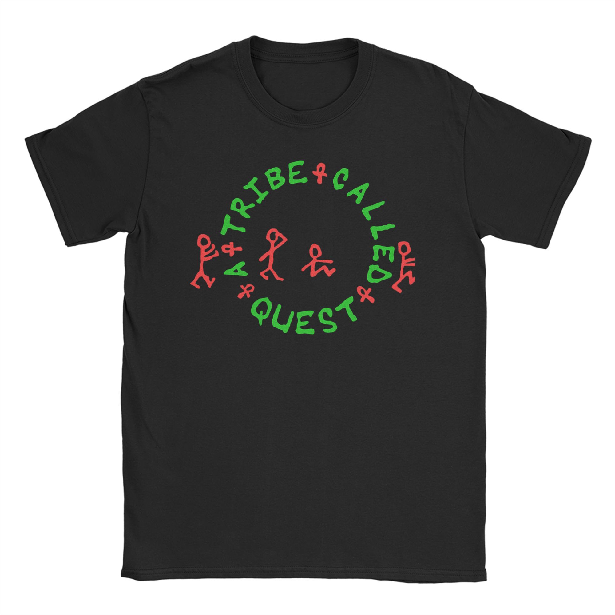 Herren Damen De La Soul ATCQ A Tribe Called Quest T-Shirts Reine Baumwollkleidung Vintage Kurzarm T-Shirts Übergröße T-Shirts S