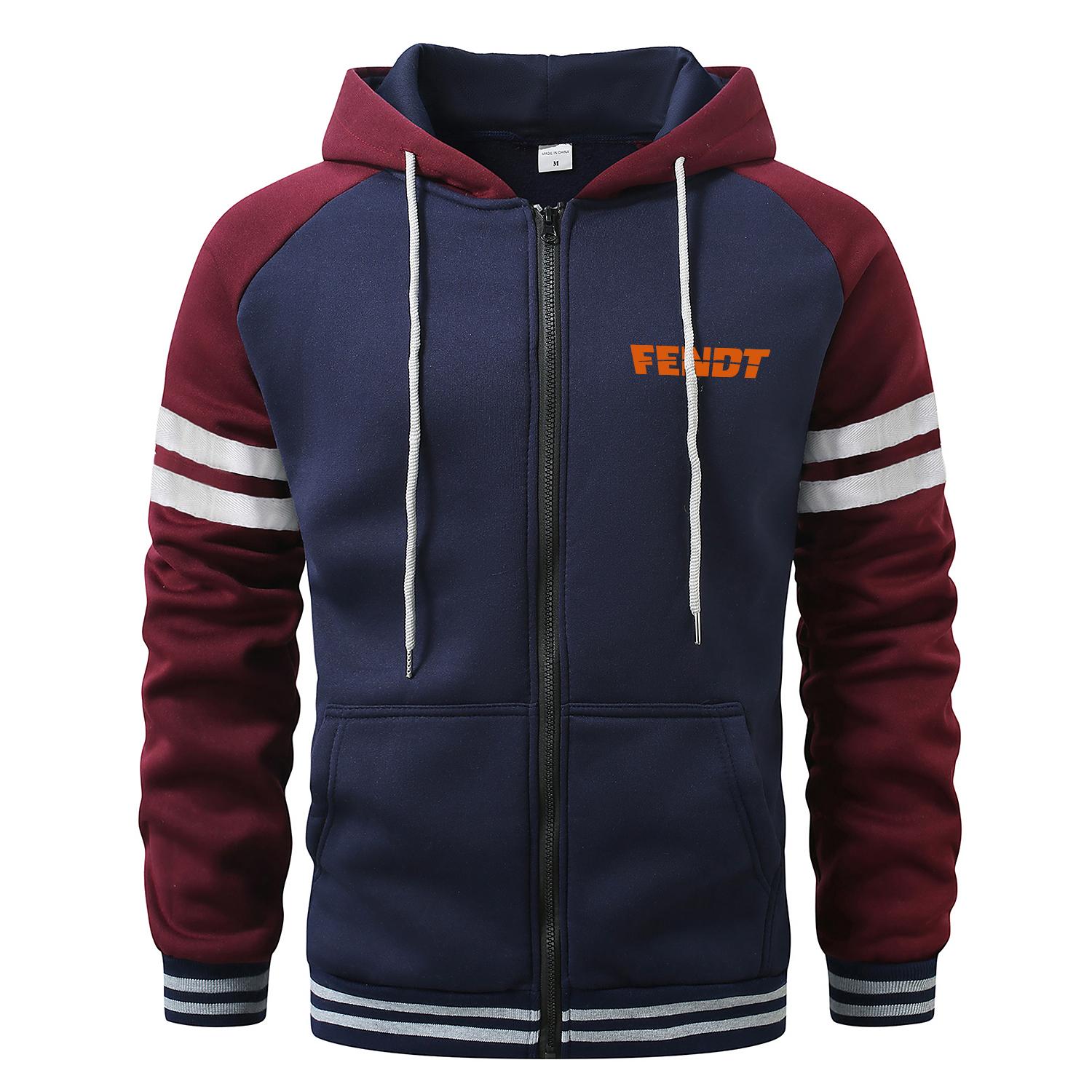 FENDT Kapuzenpullover für Herren Cardigan mit Reißverschluss Kapuzenpullover mit Kapuze und Tasche Sport & Outdoor Herrenmode Kapuzenpullover & Sweatshirts Streetwear Casual Herrenmäntel M navy blau