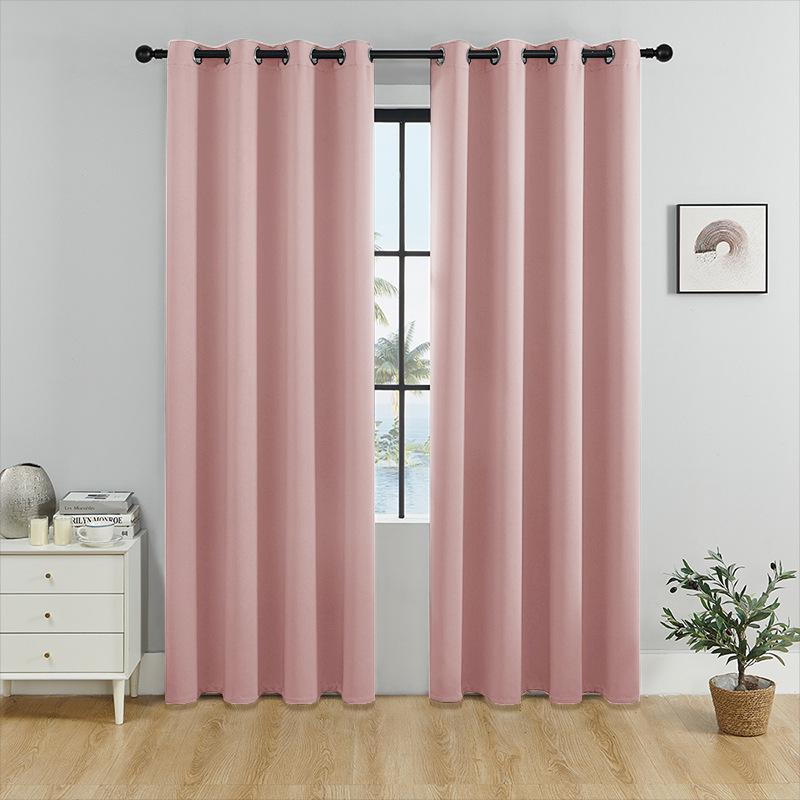 100% Verdunkelungsvorhänge Sonnenschutzvorhänge Hochdichte Wärmeisolierte Vorhänge für Schlafzimmer Wohnzimmer 132* 137cm -0.47kg