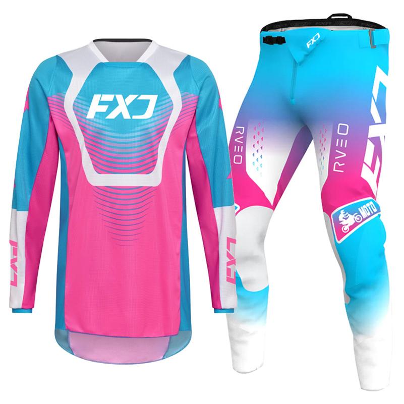 Motocross-Ausrüstungsset für Kinder 4 5 6 7 8 9 10 11 12 13 Jahre Jugend Kind Motorrad Junge Mädchen Jersey Hose Kits Rennanzug Offroad Enduro MX MTB M-22