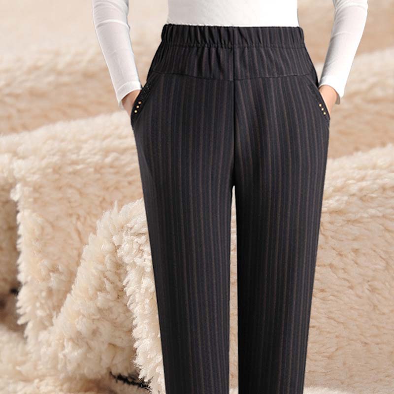 XL-8XL Oversize Casual Hosen Frauen Lange Lose Hosen Hight Taille Frauen Neue Winter Hosen Weibliche Stretch Hosen Lamm Fleece XXXXXL