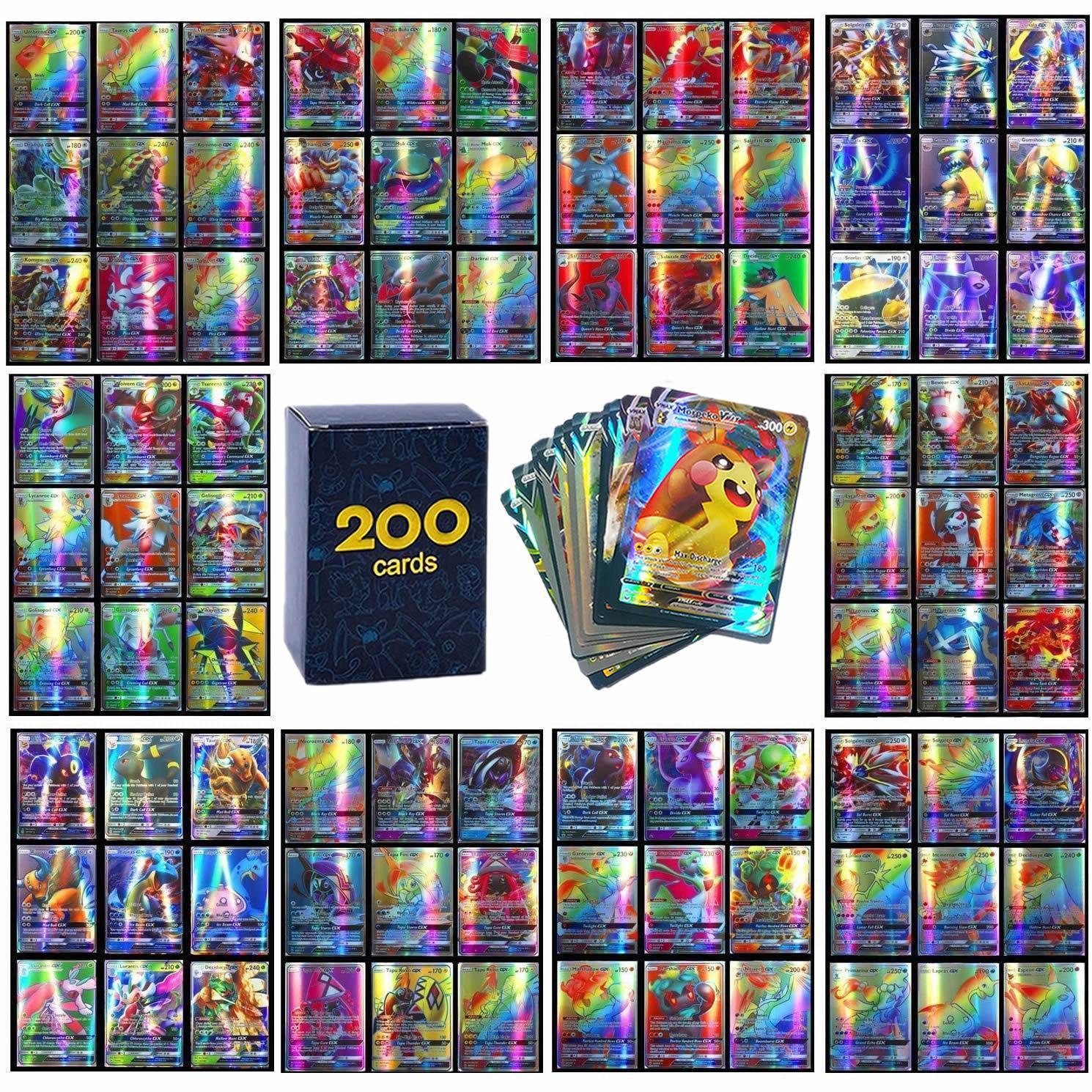 100 Stück Sortierte Karten Pokemon Karten Sammlung H15 30PCS - MEGA