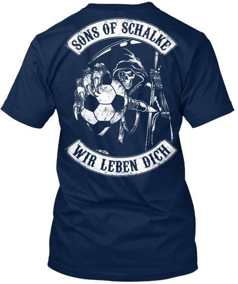Sind Sie Ein Echter Fan Sons Of Schalke Wir Leben Dich Standard T-Shirt XXL