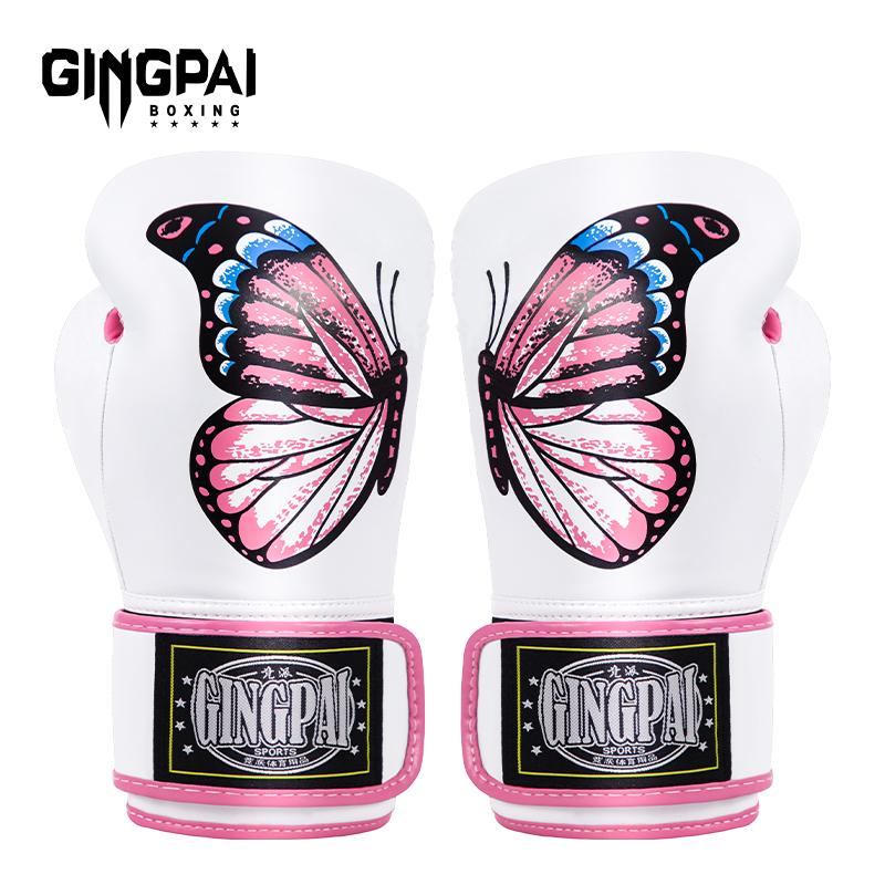 Professionelle Boxhandschuhe für Damen Thai-Boxen Freikampf Sanda Mma Muay Karate Handschuhe Ideal für Kinder Jugendliche Fitness Training 10oz