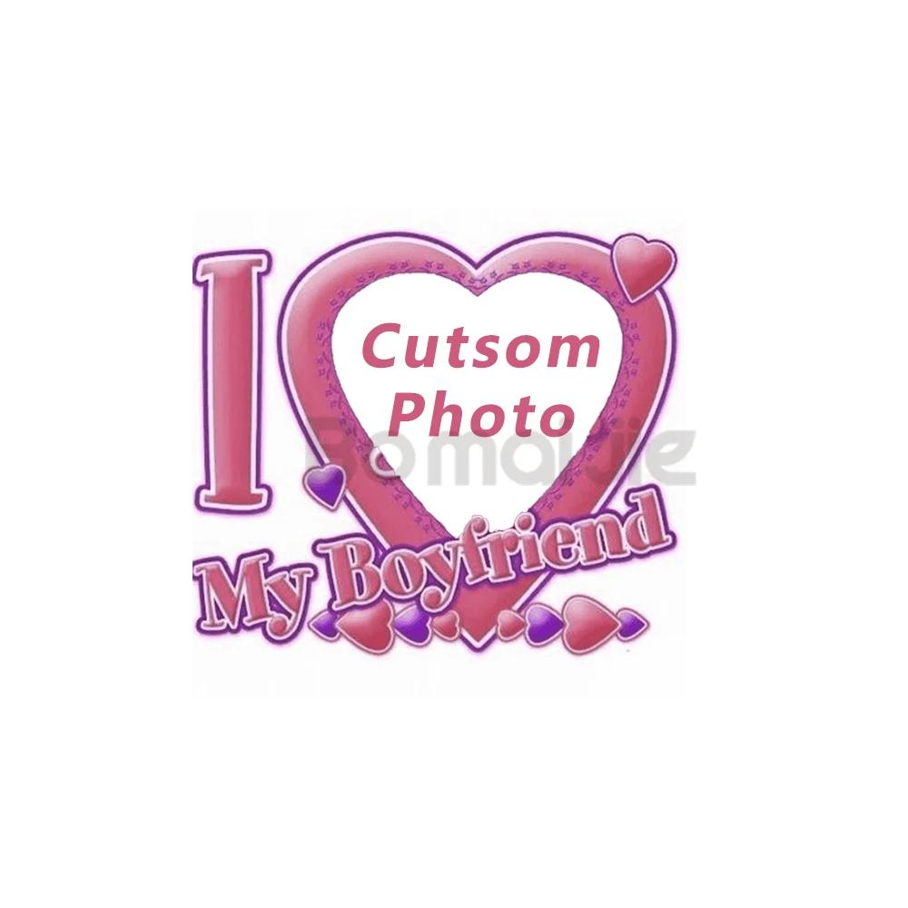 Benutzerdefinierter Ich Liebe Meinen Freund Freundin Herz Schlüsselanhänger für Frauen Zubehör Bf Gf Schlüsselanhänger Ring Schlüsselanhänger Schmuck Paar Geschenk Clear Style&1.5in(38.1mm) pink