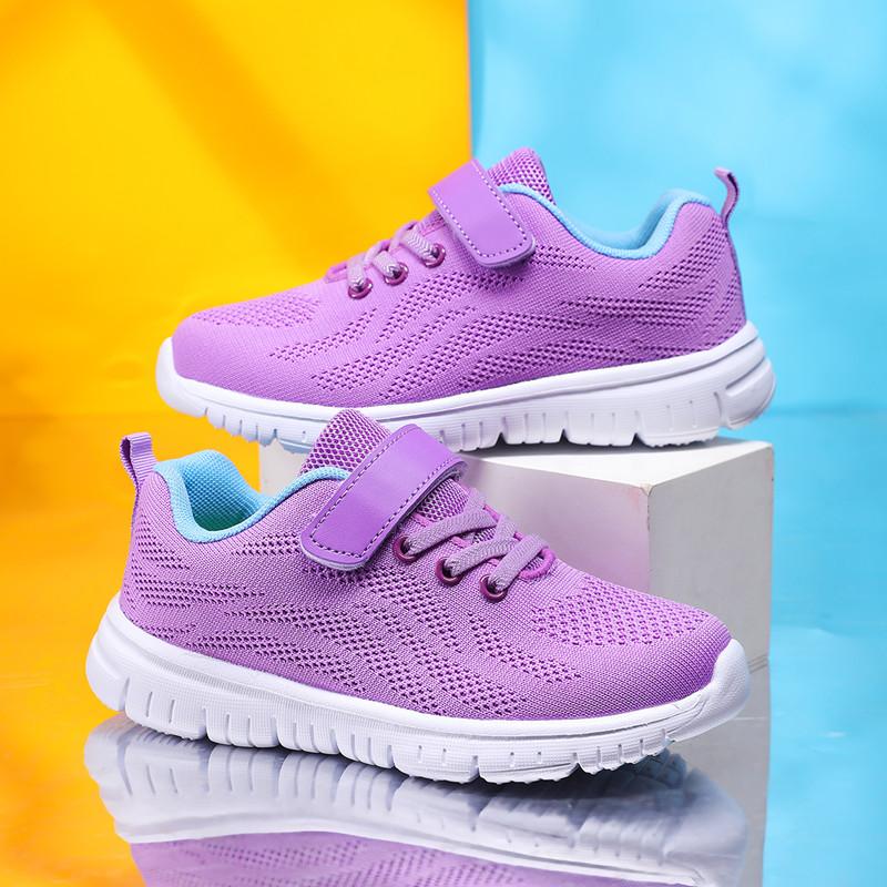 Kinderschuhe Freizeitschuhe Studentenschuhe Jungen- und Mädchenschuhe Atmungsaktive und bequeme Schuhe Laufschuhe Kinderschuhe 29-38 29 violett