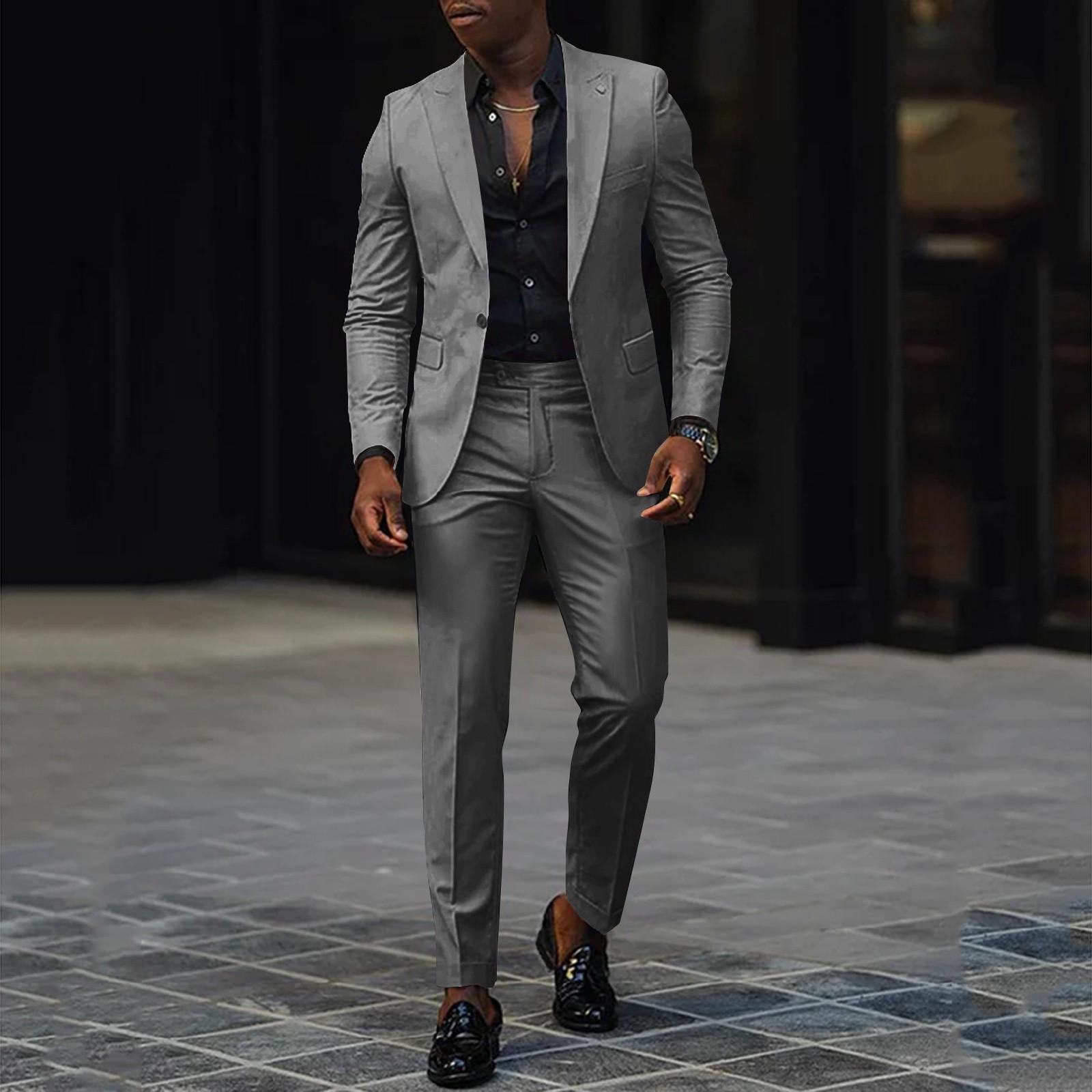 Unisex Winter Einfarbig Anzug Jacken Unisex Casual Fashion Button Jacken XXXL