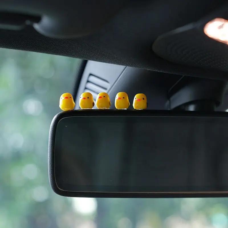 6 stücke Nette Schwarze Elf Auto Innen Dekoration Lustige Auto Center Konsole Rückspiegel Ornament Auto Zubehör Dashboard 6pcs