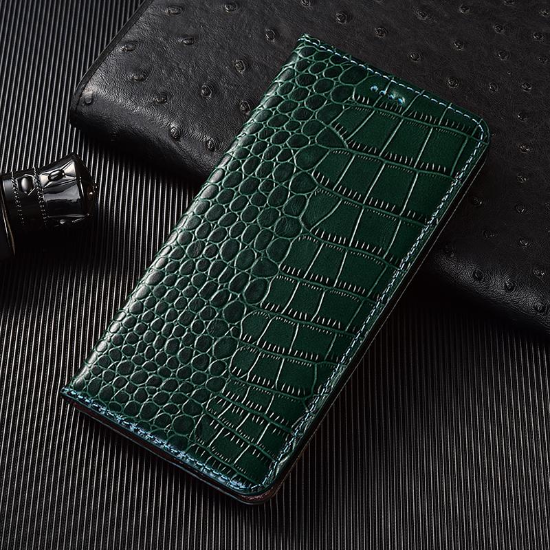 Krokodil Echtes Leder Klapphülle Für iPhone 7 8 Plus X XS XR 11 12 13 14 15 16 16E Pro Plus Max Brieftasche Handyhüllen Abdeckungen iPhone 15 Plus grün