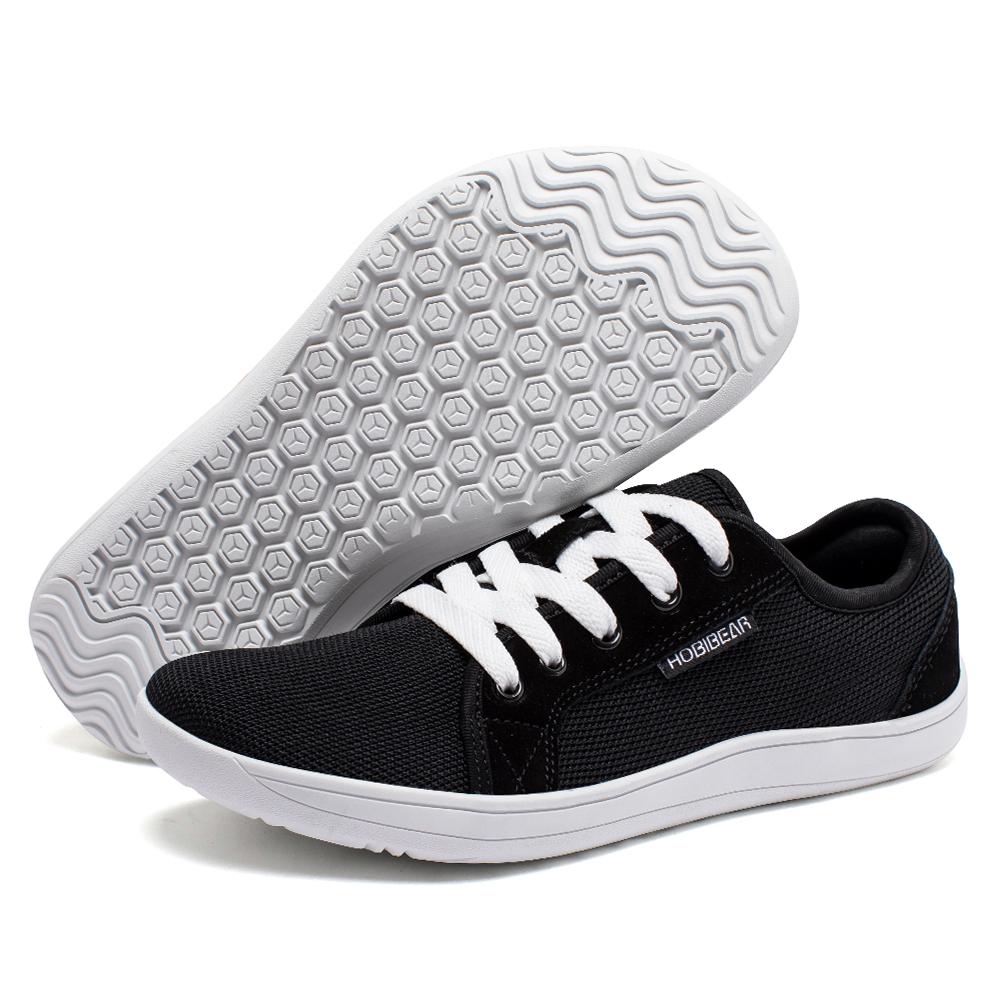 Hobibear Weite Barfußschuhe Für Unisex Outdoor Laufen Zero Drop Freizeitsneaker Minimalistische Schuhe 42