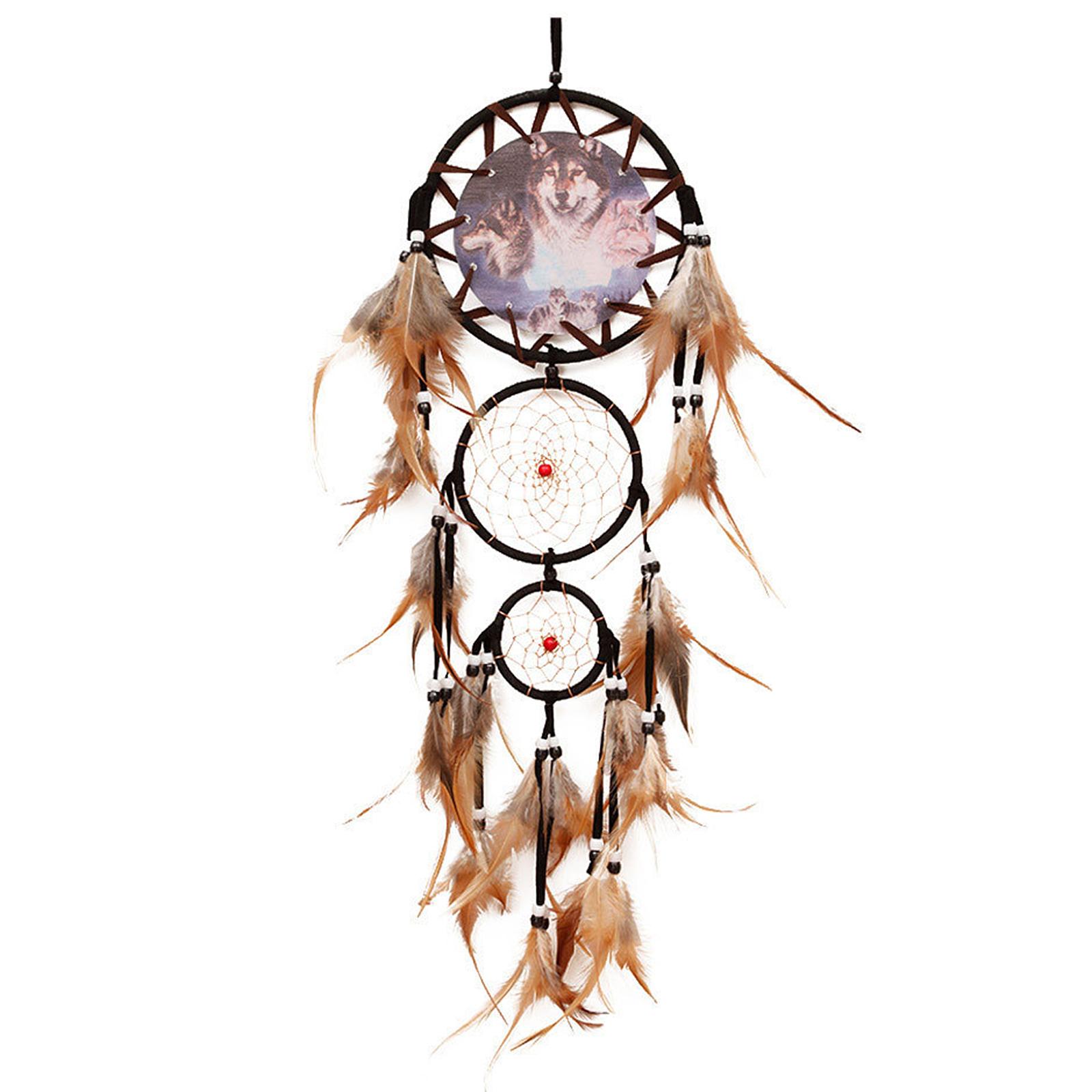 Vintage Indische Handgemachte Traumfänger Hängende Dekoration Schlafzimmer Wohnzimmer Dekoration Handarbeit