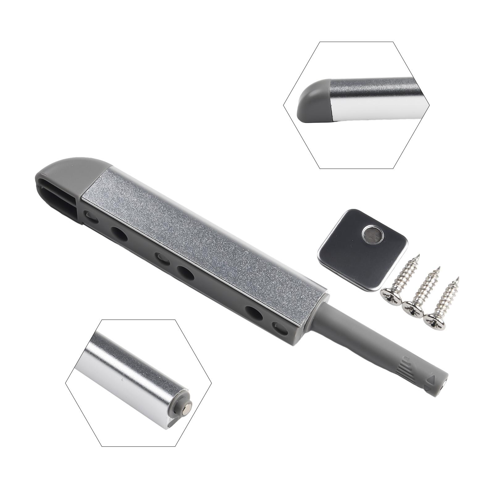 Legierung Push-To-Open Touch Release Catch Latch Scharnier Schrank Schrank silber