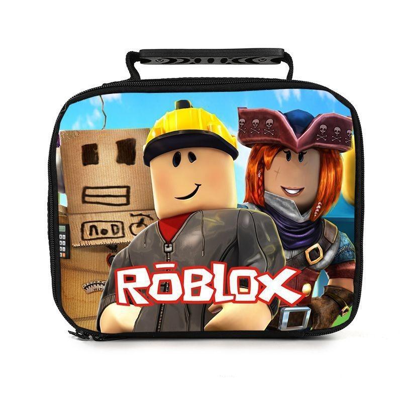 Roblox Tragbare Lunchtasche für Schüler Isolierend und Geräumig Box beige