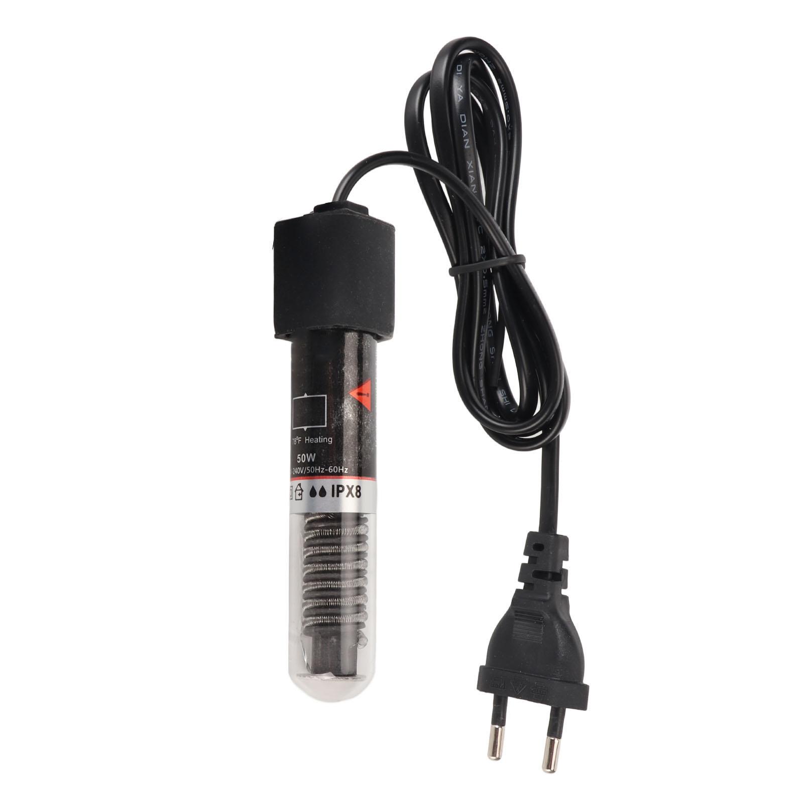 Aquarium-Heizung, 26 Grad Celsius, automatische konstante Temperatur, Quarzglas, kleine Tauch-Aquarium-Heizung