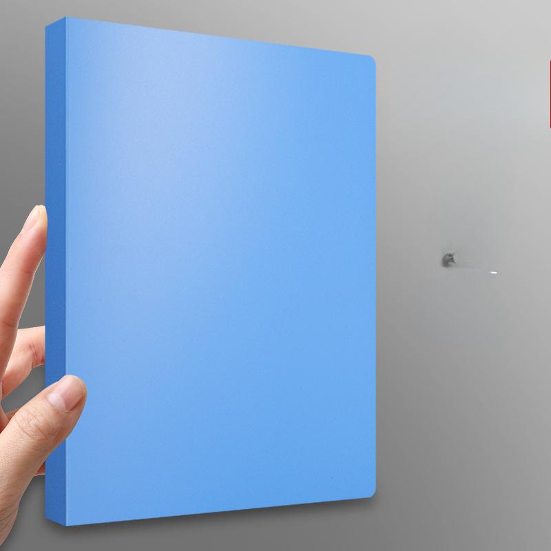 NEU A4 4-Loch D-Typ Clip Clip Blau Ordner Gelocht Transparent Ringbuch Ordner a4 Ordner blau