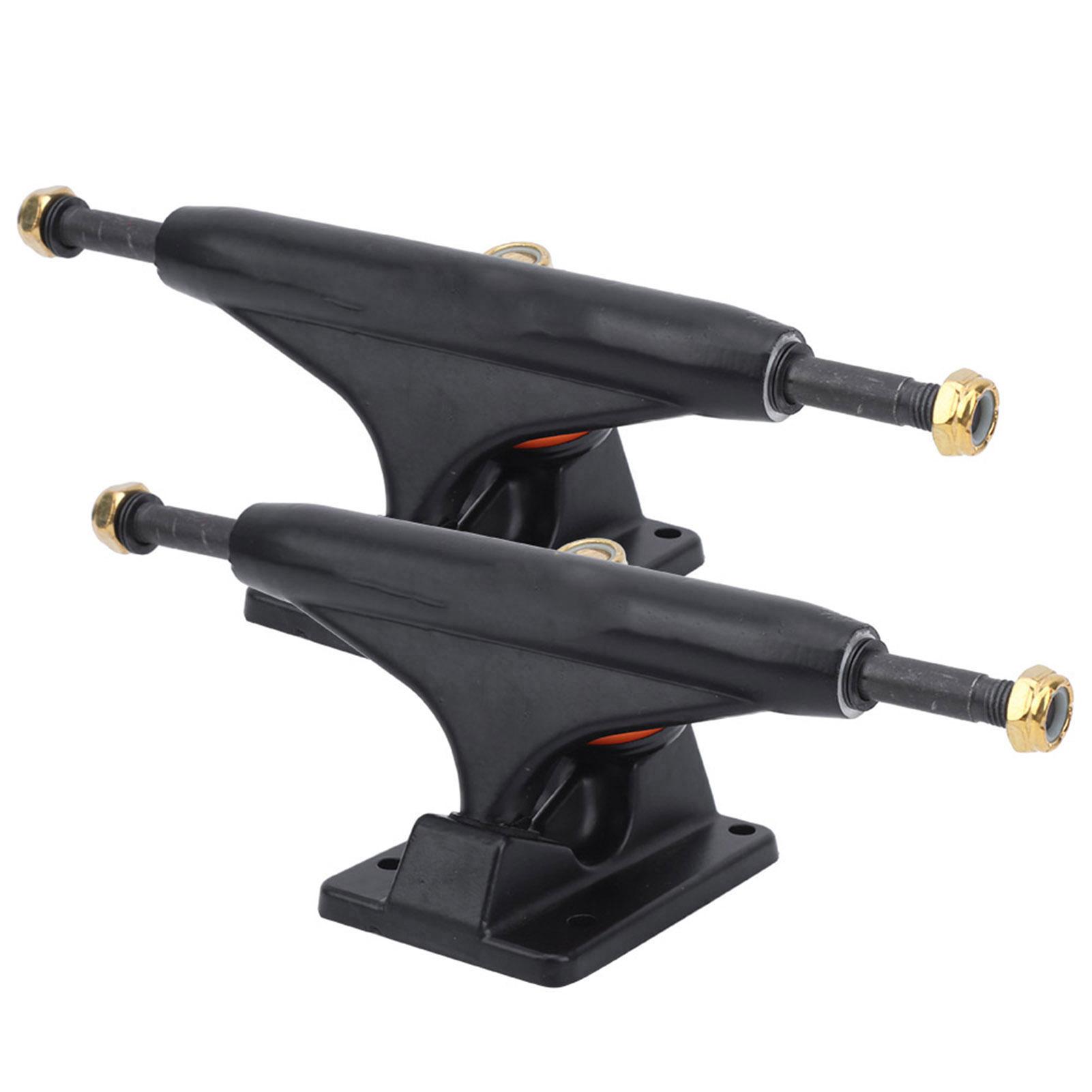 2er Set Professionelles Ahorn Skateboard Bracket Longboard Ständer Outdoor Sportzubehör schwarz