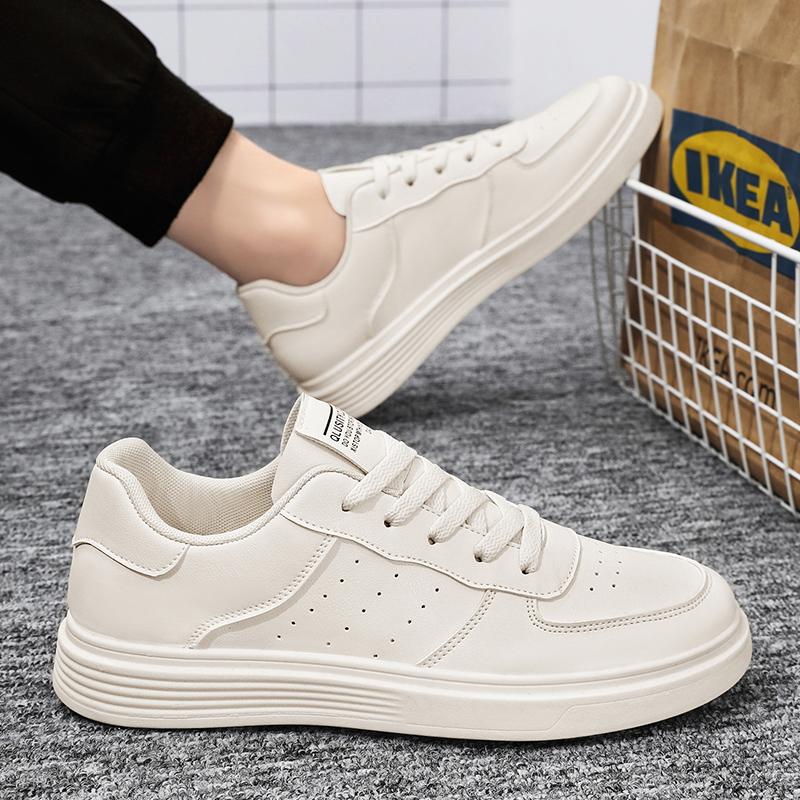 Weiße Skateboard Schuhe Sneaker Sommer Herren Sneaker Echte Herrenschuhe für Männer Angebot Freizeit-Sneaker Kostenloser Versand Schuhe 39 gray