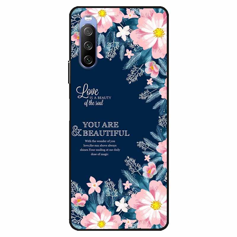 Für Sony Xperia 10 V Hülle Weiches Silikon Coole Cartoon Hülle Für Sony Xperia 10V 2023 Rückabdeckung Xperia10V TPU Handy Fundas Mode Xperia 5 III gray