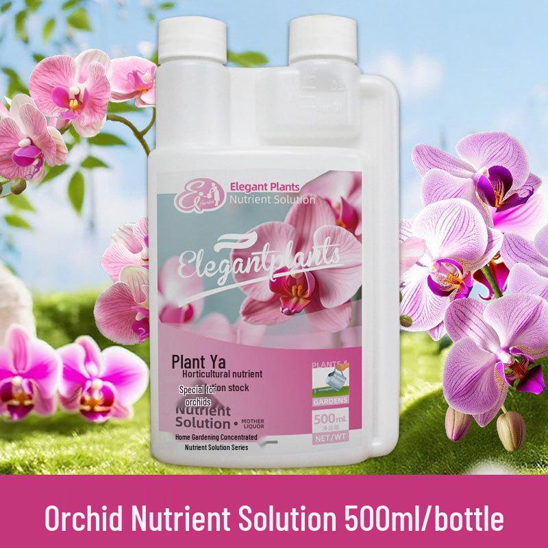 Orchideen-Nährlösung: Fördert Blütenstände, Behandelt Gelbe Blätter, Schwarze Flecken & Wurzelfäule, Regt die Blüte mit Spezialdünger an