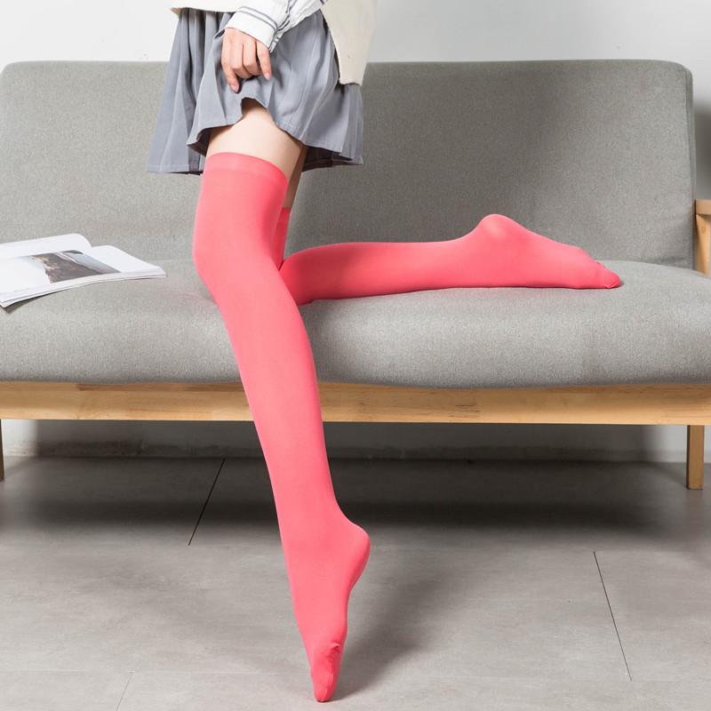 Grenzüberschreitende weiße Seiden-Kniestrümpfe Hoher Schaft Jk Strümpfe Sommersocken Damen Mittelhohe Socken Dünne Socken Frühling und Herbst Weiße Waden knee socks (main picture)
