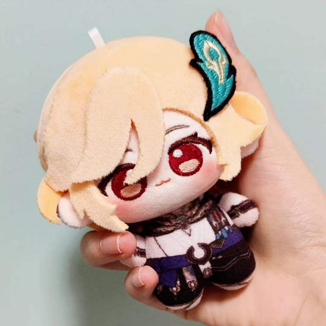 Genshin Impact Kaveh Plüschtier Cosplay 10cm Anime Plüschtier Stofftiere Puppe Rucksack Anhänger Feiertags-Weihnachtsgeschenke