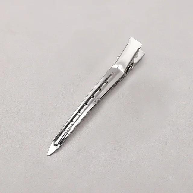 2/5/10/20PCS Frau Haarpflege Clips Metall Stahl Friseur Schnitt Clip Klemmen Barber Haar Schneiden Verwenden Styling Werkzeuge Haar Wurzel Flauschige Haarnadel 2PCS